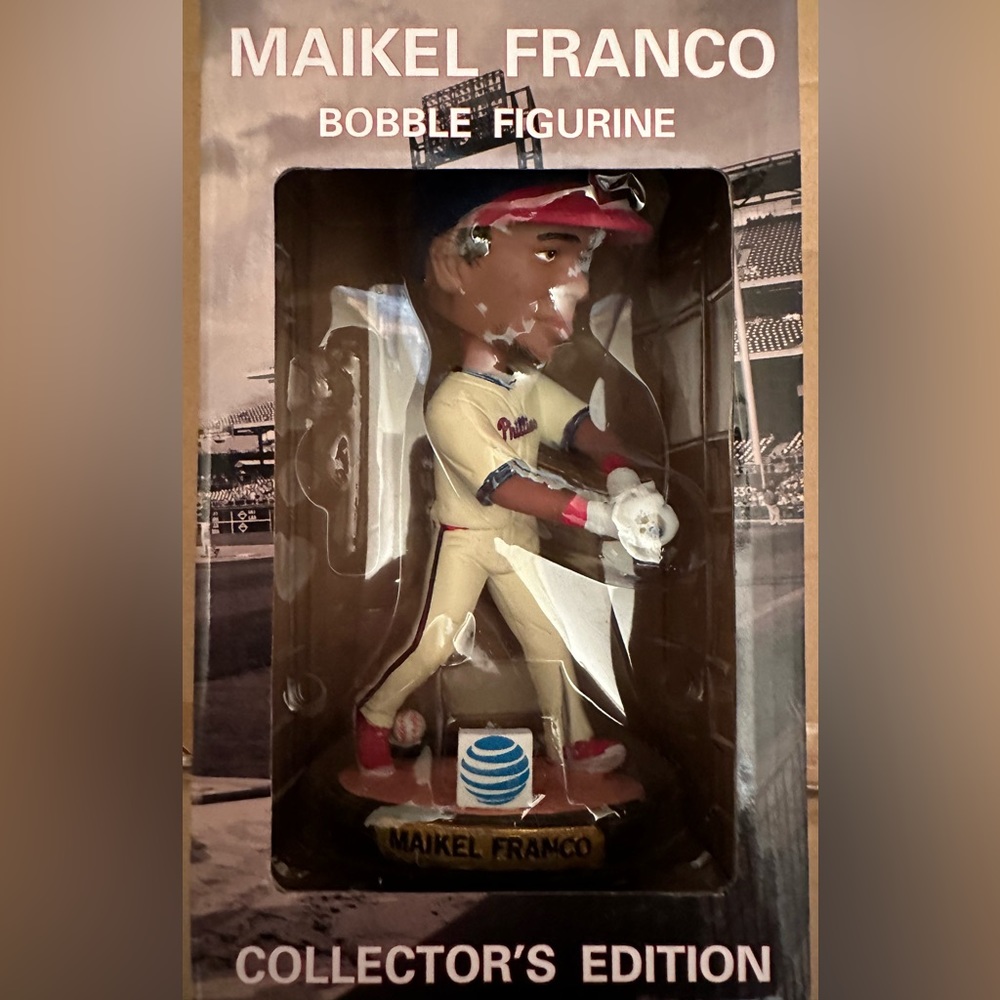 Phillies MAIKEL FRANCO BOBBLE FIGURINE, Citizens Bank Park™, COLLECTOR'S EDITION
